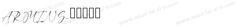 AR MING字体转换